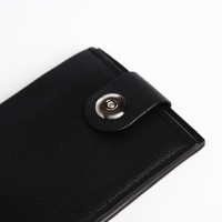 Портмоне мужское на магните, отдел для купюр, для карт, цвет чёрный Портмоне мужское на магните, отдел для купюр, для карт, цвет чёрный