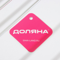 Сушилка для бокалов Доляна, 2 направляющих, 34&times;6&times;22,5 см, цвет хромированный