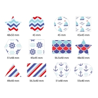 Игра на липучках &laquo;Методика Сегена&raquo;, набор №3, из фетра