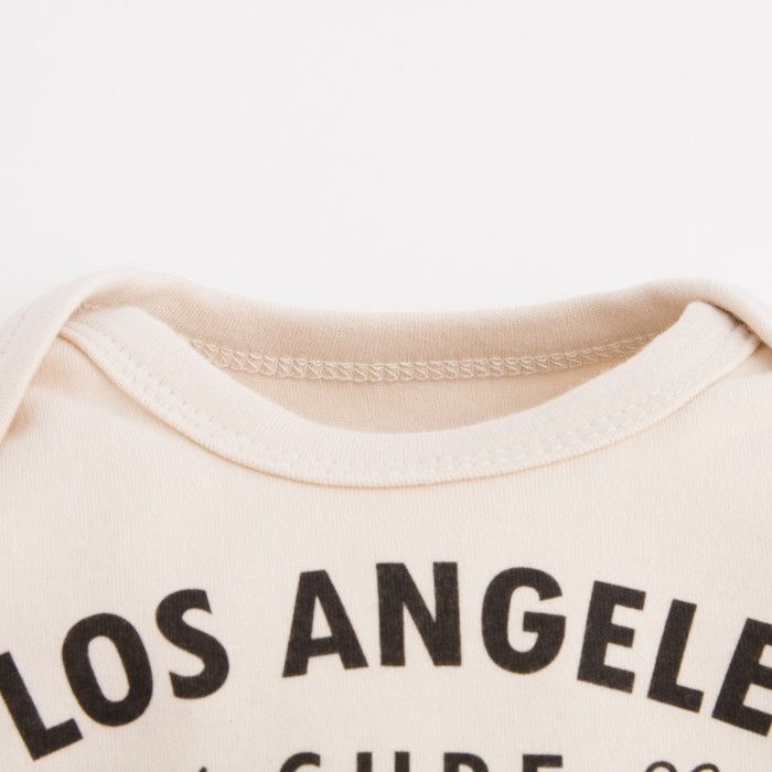 Комплект: джемпер и брюки Крошка Я "NY", рост 74-80 см, цвет бежевый/оранжевый