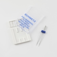 Игла для бытовых швейных машин, двойная, для стрейч-ткани, №75/4