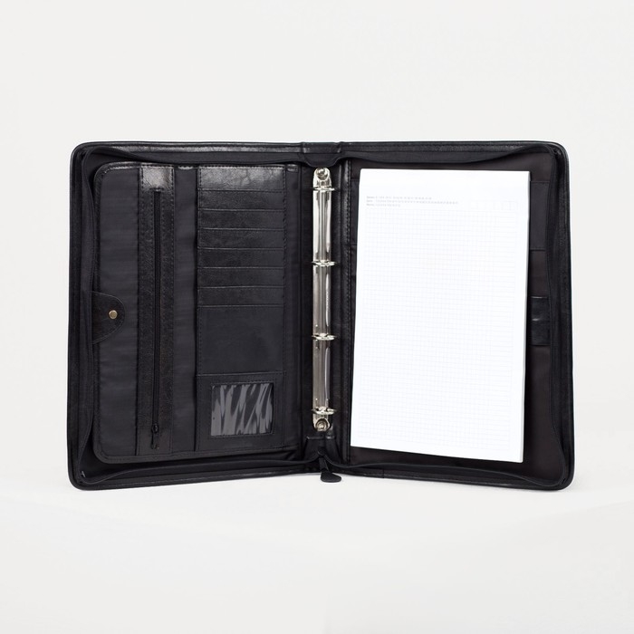 Папка для документов &laquo;Алекс&raquo;, цвет чёрный