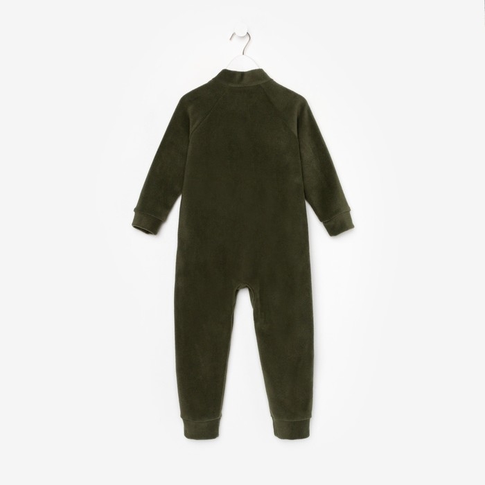 Комбинезон для мальчика, цвет хаки, рост 74-80 см