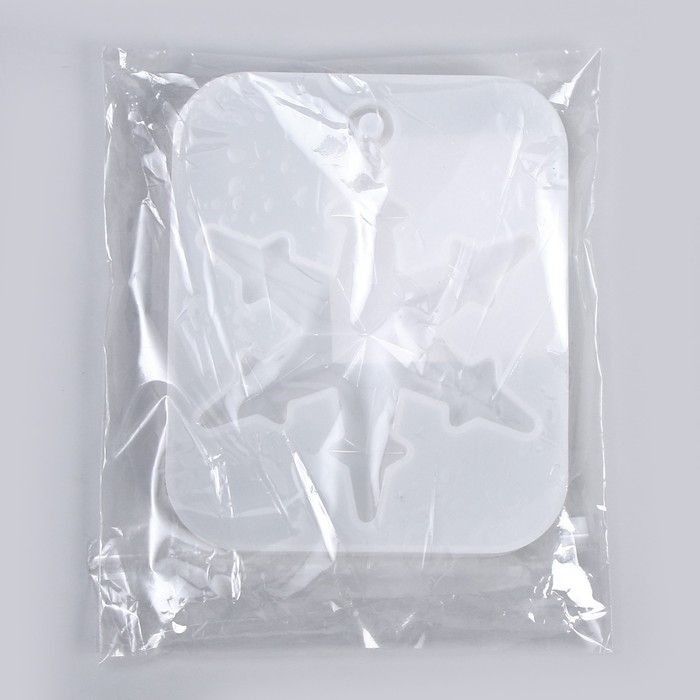 Форма силиконовая универсальная, подвеска «Снежинка-ажурная» Форма силиконовая универсальная, подвеска «Снежинка-ажурная»