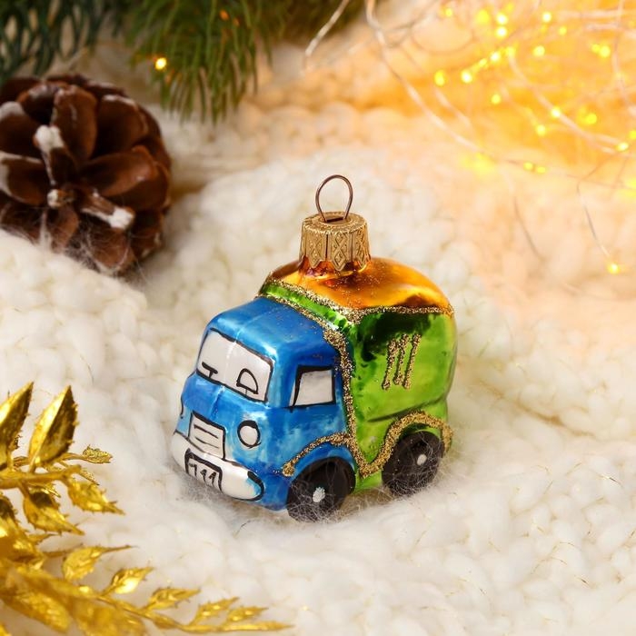 Ёлочное украшение Ёлочное украшение "Грузовичок" h-7 см