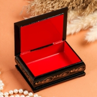 Шкатулка &laquo;Зимний лес&raquo;, 8&times;10 см, лаковая миниатюра