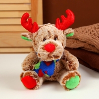 Новый год! Мягкая игрушка &laquo;Олень&raquo;, 15 см, цвет разноцветный