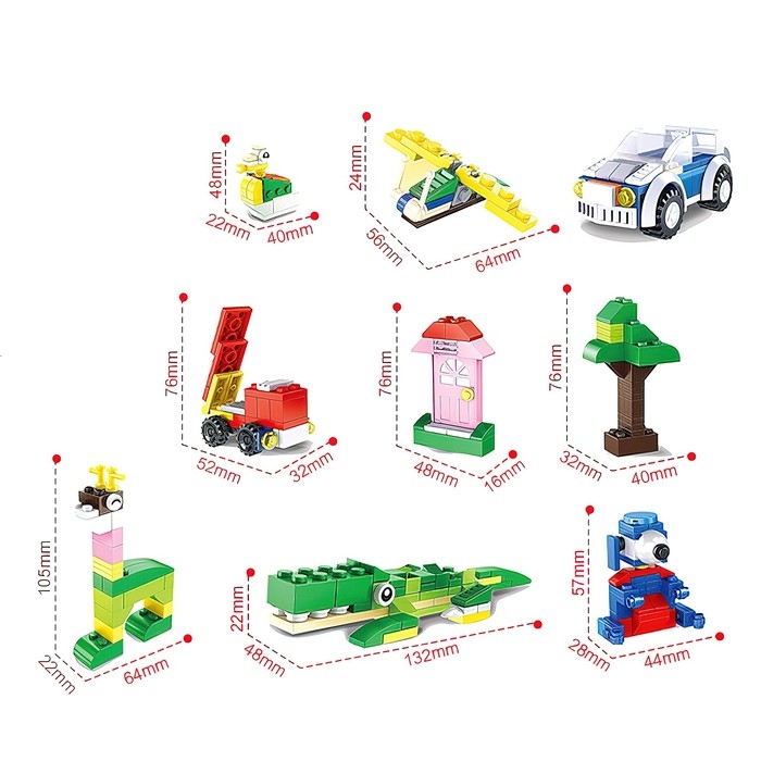 Конструктор &laquo;Идеи&raquo;, 500 деталей