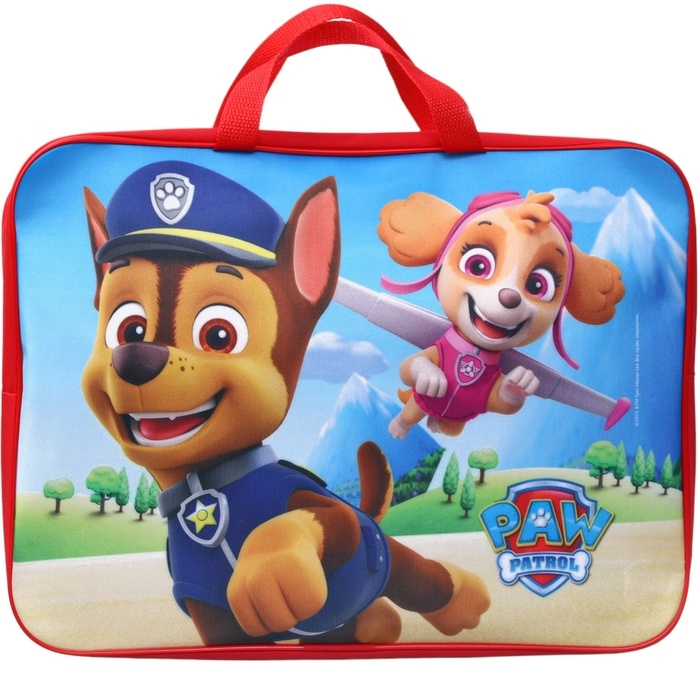 Папка с ручками текстильная А4, 350х270х100 мм, Щенячий патруль