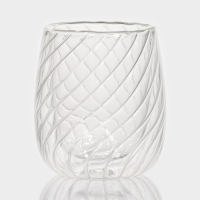 Стакан стеклянный с двойными стенками Magistro &laquo;Вихрь&raquo;, 200 мл