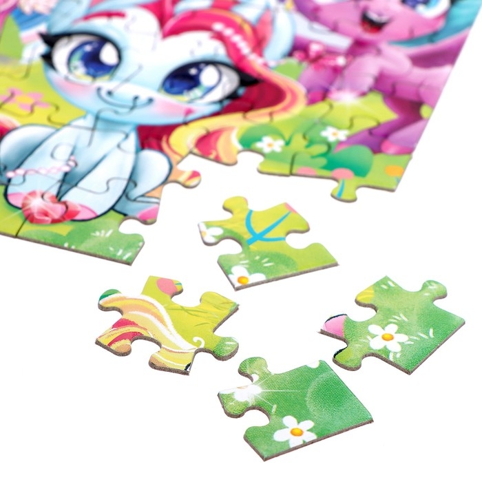 Пазл в термостакане &laquo;Единорожки&raquo;, 54 элемента, 350 мл