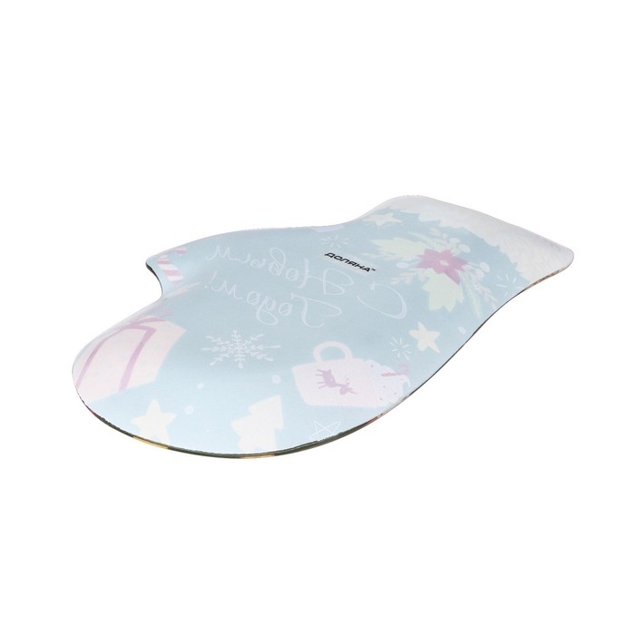 Блюдо стеклянное сервировочное Доляна «Рукавица. С Новым годом», 22,5×14 см, цвет зелёный Блюдо стеклянное сервировочное Доляна «Рукавица. С Новым годом», 22,5×14 см, цвет зелёный