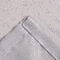 Скатерть Этель "Зигзаг" цв.серебро, 142*283 +/-3 см, 115 &plusmn;10 гр,100% п/э