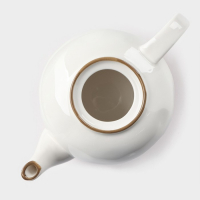 Чайник фарфоровый заварочный Доляна «Космос», 600 мл, цвет красный Чайник фарфоровый заварочный Доляна «Космос», 600 мл, цвет красный