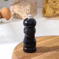 Мельница для специй Доляна, 13×4,5 см, металлический механизм, цвет чёрное дерево Мельница для специй Доляна, 13×4,5 см, металлический механизм, цвет чёрное дерево