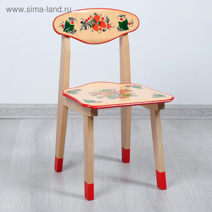 Стул детский «Хохлома», 2 ростовая категория, люкс Стул детский «Хохлома», 2 ростовая категория, люкс
