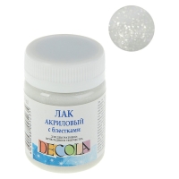 Лак акриловый для декорирования ЗХК Decola, Glitter, 50 мл Лак акриловый для декорирования ЗХК Decola, Glitter, 50 мл