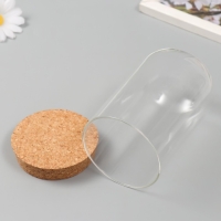 Декор для творчества стекло "Колба с пробкой" 8х8х13 см Декор для творчества стекло "Колба с пробкой" 8х8х13 см