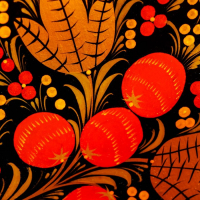 Доска разделочная «Груша», хохлома Доска разделочная «Груша», хохлома