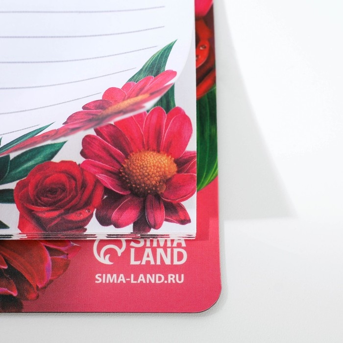 Подарочный набор блок бумаги с карандашом на магните «С 8 Марта», 30 л Подарочный набор блок бумаги с карандашом на магните «С 8 Марта», 30 л