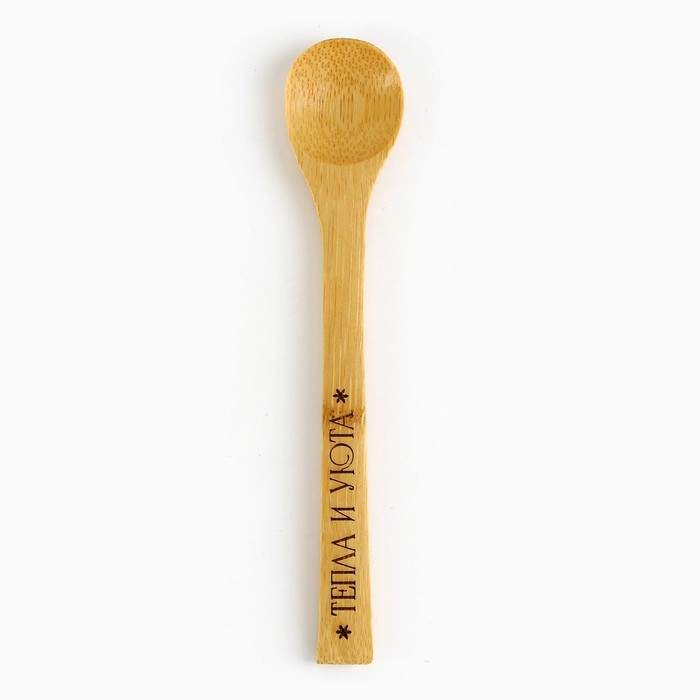 Ложка столовая из бамбука &laquo;Волшебство не за горами&raquo;, 3 х 16 см