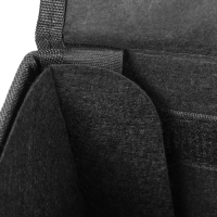 Органайзер кофр в багажник автомобиля, саквож 68&times;32&times;30 см, экокожа, с красной строчкой