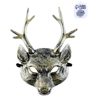 Карнавальная маска «Олень», цвет золотой Карнавальная маска «Олень», цвет золотой