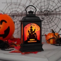 Светодиодная фигура &laquo;Фонарь с замком&raquo; 6 &times; 13 &times; 4 см, пластик, батарейки AG13х3 (нет в комплекте), свечение тёплое белое