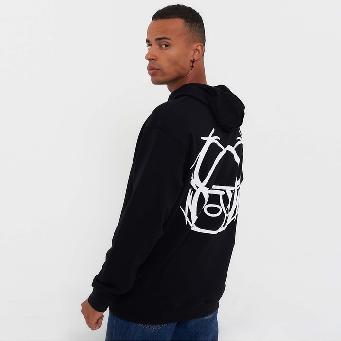 Толстовка мужская, цвет чёрный, размер L (48)