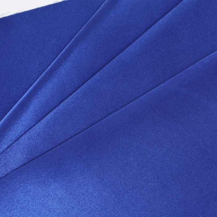 Лоскут для рукоделия, атлас однотонный синий, 50 &times; 50 см