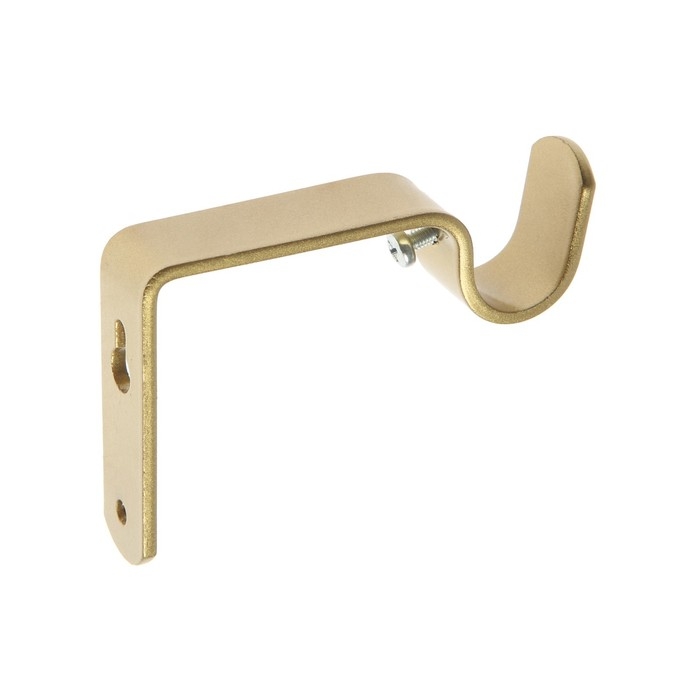 Кронштейн для карниза D20 однорядный 8 см, цвет золото Кронштейн для карниза D20 однорядный 8 см, цвет золото