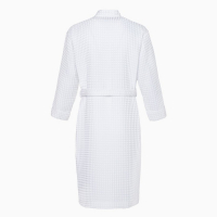 Халат вафельный мужской удлиненный Этель "Boho" размер 50-52, цвет белый, 100% хлопок, 290 г/м2