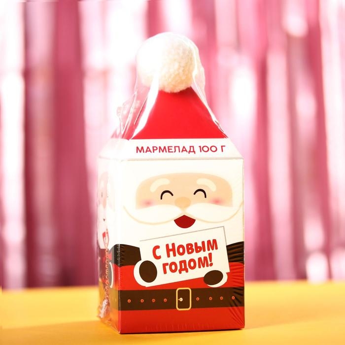 Новый год! Мармелад в коробке &laquo;С Новым годом&raquo; в форме мишек, 100 г.
