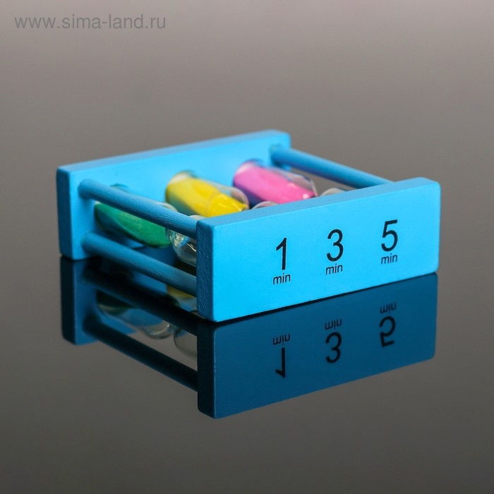 Песочные часы &laquo;Изучаем время&raquo; 3 &times; 9 &times; 9 см