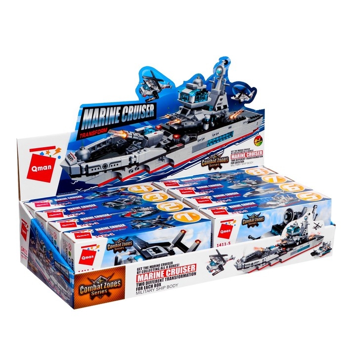 Конструктор Военная зона &laquo;Боевой транспорт&raquo;, 8 видов, МИКС