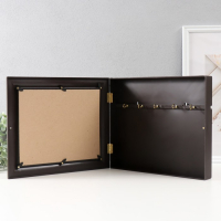 Ключница "Вид на город" Венге  26,5х31,5х4,5 см