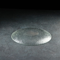 Тарелка стеклянный обеденная &laquo;Ажур&raquo;, d=26 см