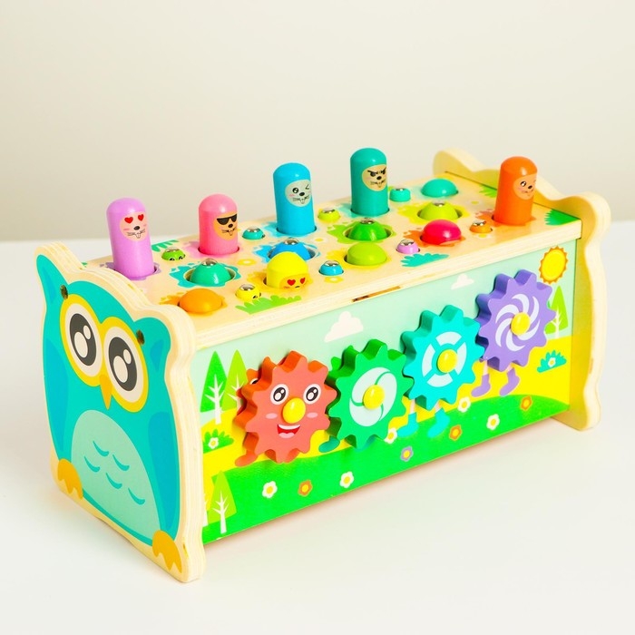 Логический центр 4 в 1 «Рыбалка, стучалка, металлофон, крутилка» 12,5х12,5х24,5 см Логический центр 4 в 1 «Рыбалка, стучалка, металлофон, крутилка» 12,5х12,5х24,5 см