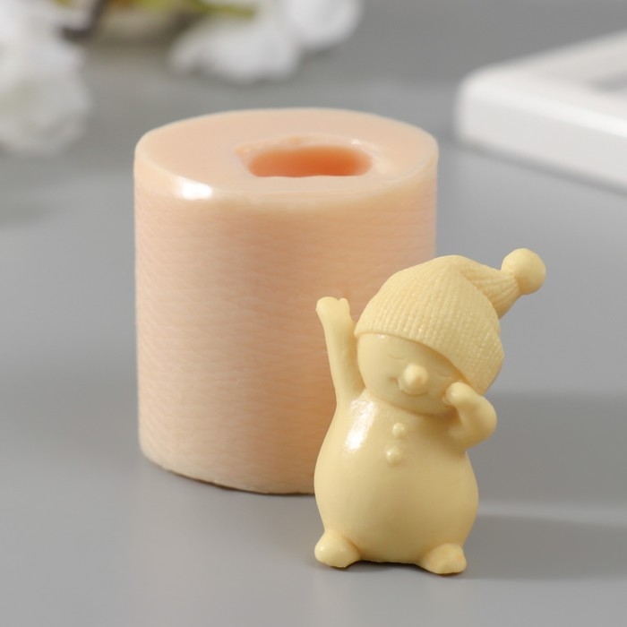 Молд силикон Молд силикон "Снеговик" 4х2,5 х2,5 см