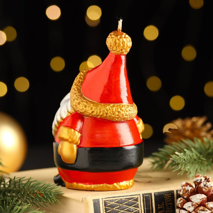 Свеча декоративная Свеча декоративная "Санта", 12х8,6х7,4 см