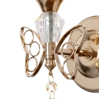 Бра "Бабочка" Е27 40Вт золото 15х17х31 см Бра "Бабочка" Е27 40Вт золото 15х17х31 см