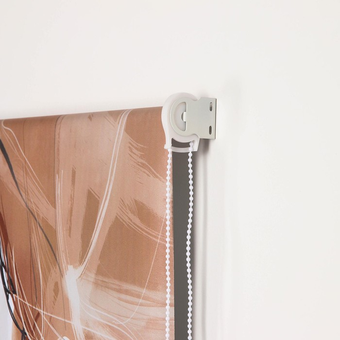 Штора рулонная 3D &laquo;Пастель&raquo;, 90&times;200 см (с учётом креплений 3,5 см), блэкаут