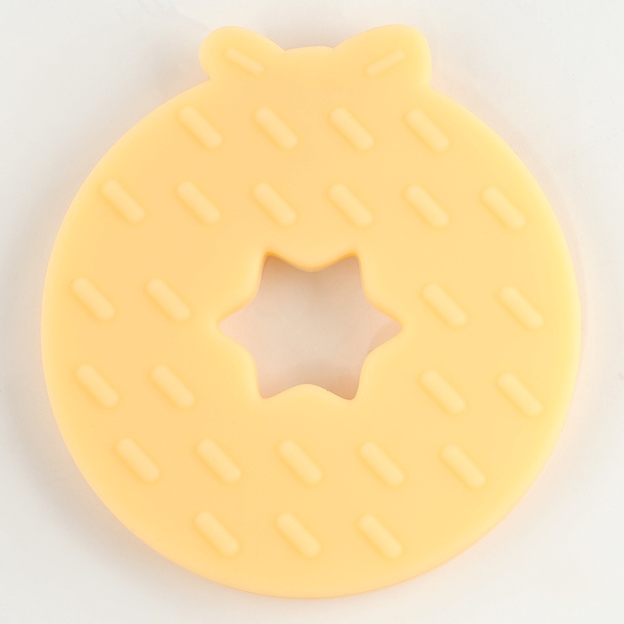 Прорезыватель силиконовый для зубов «Пончик» Прорезыватель силиконовый для зубов «Пончик»