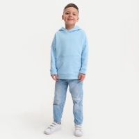 Худи детское KAFTAN "Basic line", размер 30 (98-104), цвет голубой