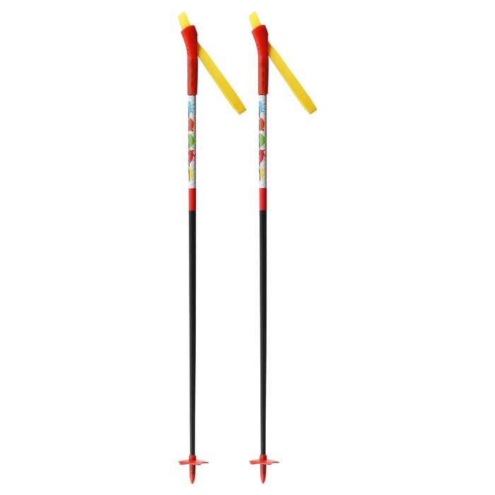 Палки лыжные стеклопластиковые, длина 95 см, цвета МИКС Палки лыжные стеклопластиковые, длина 95 см, цвета МИКС