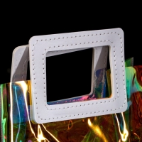 Пакет подарочный из ПВХ, иридисцентный, белый 20 x 18 x 10 см Пакет подарочный из ПВХ, иридисцентный, белый 20 x 18 x 10 см