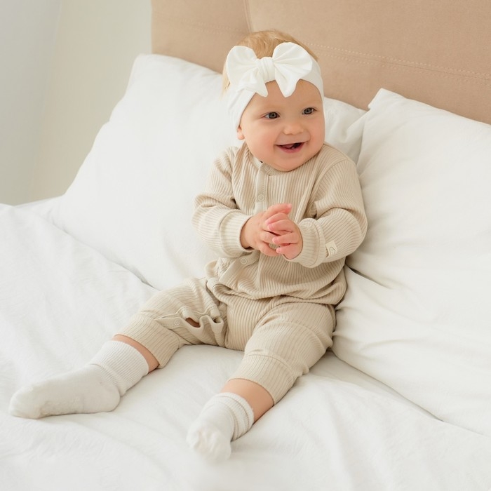 Комбинезон Крошка Я, BASIC LINE, рост 86-92 см, цвет молочный Комбинезон Крошка Я, BASIC LINE, рост 86-92 см, цвет молочный