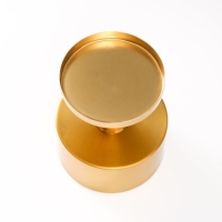 Подсвечник металл на 1 свечу d=7.5 см "Алессио" золото 9х9х12 см Подсвечник металл на 1 свечу d=7.5 см "Алессио" золото 9х9х12 см