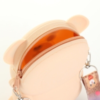 Сумка детская для девочки на молнии &laquo;Выбражулька&raquo;, цвет бежевый