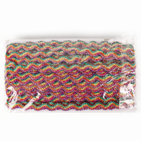 Тесьма многоцветная &laquo;Волна&raquo;, ширина 1,5 см, в упаковке 25 м